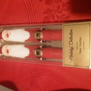 Holiday Collection Santa Claus Candles